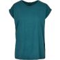 Build Your Brand Ladies Extended Shoulder Tee teal