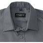Russell Chemise en Popeline Polyester/Coton classique manches longues homme convoy_grey