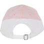 k-up Racing - casquette bicolore 6 panneaux pink/white