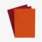 Blaxus Lot 3 feuilles - Flex PU 400 - Rouge, Rouge Vif, Orange