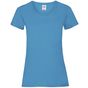 fruit of the loom Tee-shirt femme Valueweight azure_blue