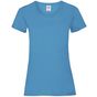 fruit of the loom Tee-shirt femme Valueweight bleu_azur