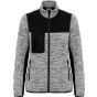WK Designed To Work Veste recyclée en polytricot femme light_grey_melange/black