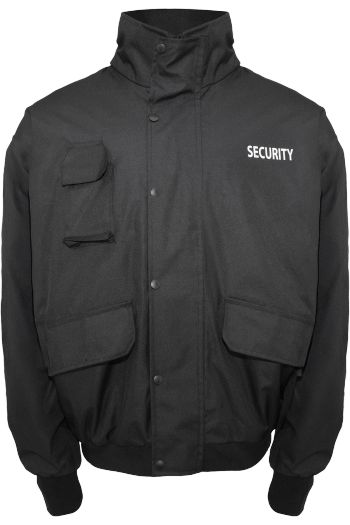 “SECURITY" pilot jacket “Pasadena” - Black