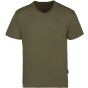HRM Men's Luxury V-Neck Tees Olive