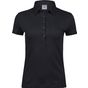 Tee Jays Women's pima cotton polo black