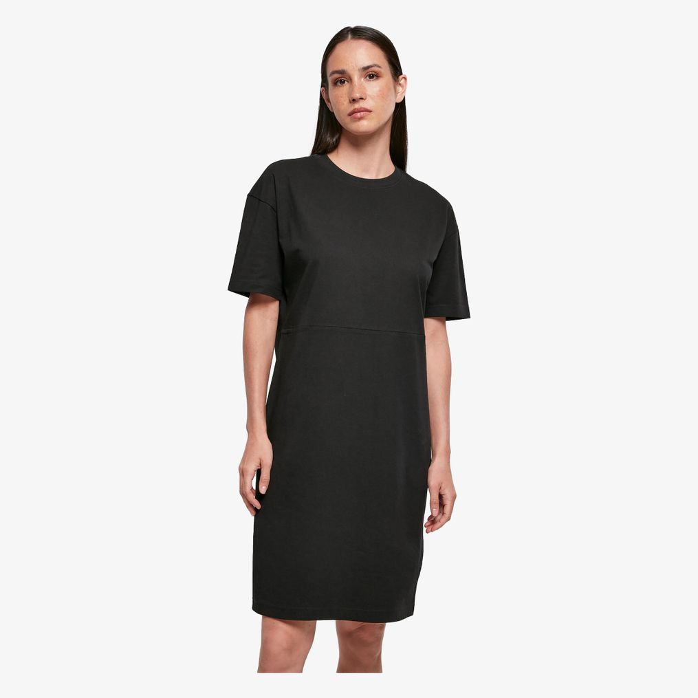 Ladies Organic Oversized Slit Tee Dress Build Your Brand