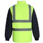 Yoko  Veste matelassée haute visibilité avec manches détachables hi_vis_yellow/navy