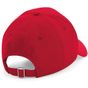 Beechfield Casquette authentique à 5 panneaux rouge classique