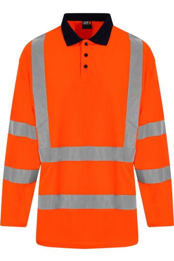 Image produit Polo manches longues à visibilité renforcée