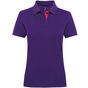 Asquith & Fox Polo contrasté femme purple/pink