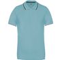 Kariban Polo maille piquée manches courtes homme sky_blue/navy/white