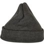 Build Your Brand Heavy Knit Beanie charcoal