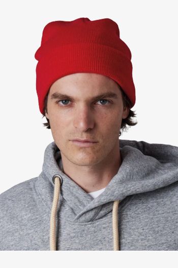 Image produit Bonnet recyclé avec revers tricoté