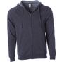 Independent Unisex Midweight Special Blend Raglan Zip Hood midnight