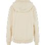 Build Your Brand Ladies Fluffy Hoody White sand