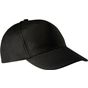 K-up Casquette coton - 5 panneaux black