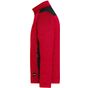 James&Nicholson Men´s Knitted Workwear Fleece Jacket -STRONG- red_melange/black