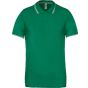 Kariban Polo maille piquée manches courtes homme kelly_green/light_grey/white