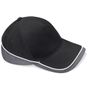 Beechfield Casquette de compétition Teamwear black/graphite_grey/white