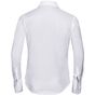 Russell Collection Ladies’ long sleeve tailored ultimate non-iron shirt white