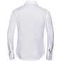 Russell Collection Ladies’ long sleeve tailored ultimate non-iron shirt white