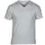 anvil Anvil featherweight v-neck tee - silver - M