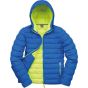 Result Mens Snow Bird hooded jacket ocean_blue/lime_punch