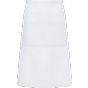 karlowsky Bistro apron basic with pocket white