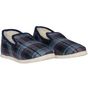 Kariban Charentaises unisexe Made in France marine_checked