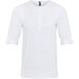 Premier Tee-shirt à manches retroussables Long John pour femme white