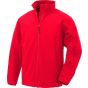 Result Recycled mens 2-layer printable softshell jacket red