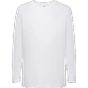 fruit of the loom Kids valueweight long sleeve T white
