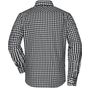 James&Nicholson Men´s Checked Shirt black/white