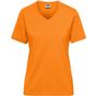 James&Nicholson Ladies´ Bio Workwear T-Shirt orange