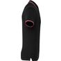 Kariban Polo maille piquée manches courtes homme black/red/white