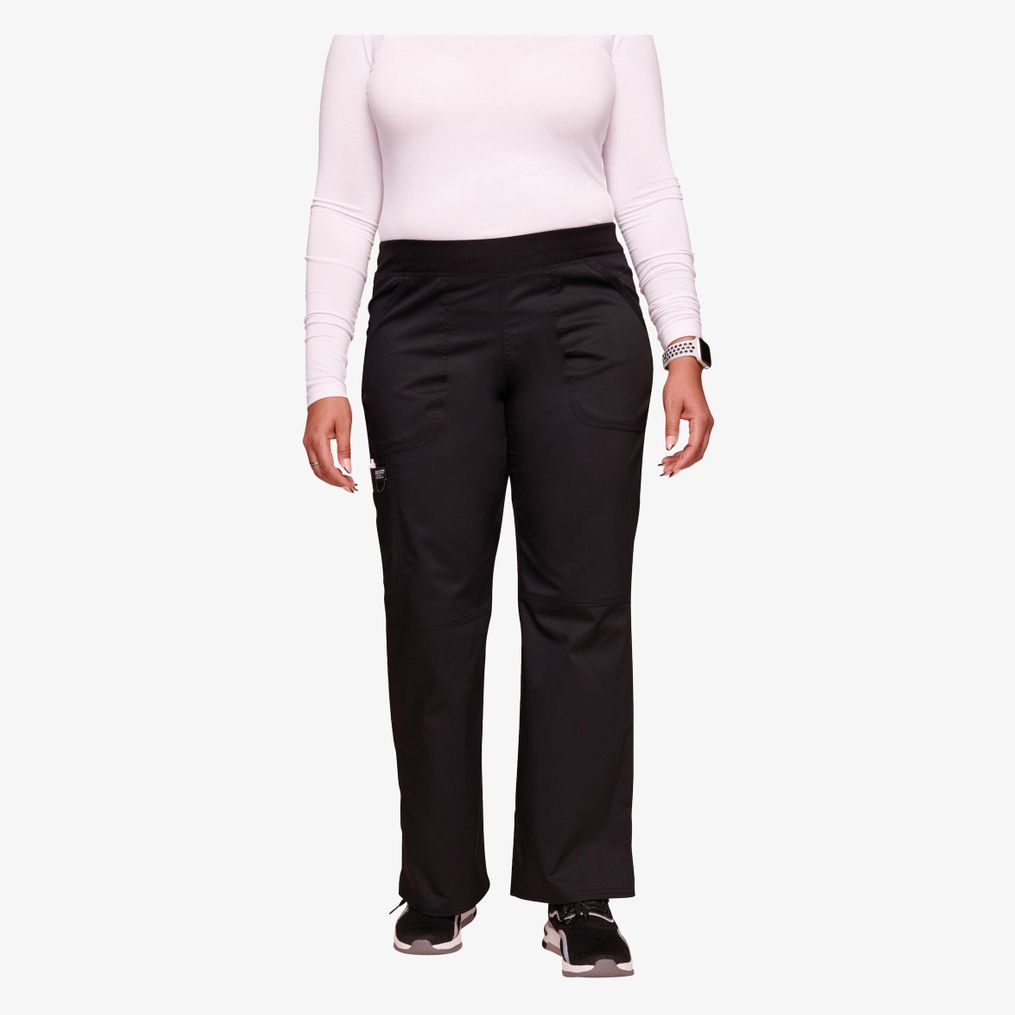 Pantalon cargo à taille élastique pour femme Cherokee