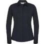 Russell Chemise en Popeline Polyester Coton cintrée manches longues femme french navy