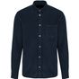 Kariban Chemise manches longues en velours homme washed_dark_navy