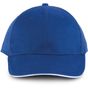 K-up Orlando - Casquette 6 panneaux royal_blue/white