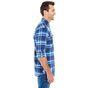 Burnside Woven Plaid Flannel Shirt blue/white_checked