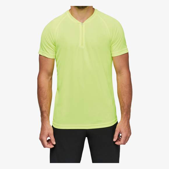 T-shirt 1/4 zip sport manches courtes unisexe ProAct