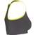 ProAct Brassière sport sans couture storm_grey/fluorescent_yellow