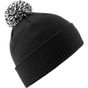 Beechfield Bonnet Snowstar® black/white
