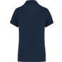 WK Designed To Work Polo Day To Day contrasté manches courtes femme navy/fluorescent_orange