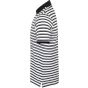Front Row Striped jersey polo shirt white/navy