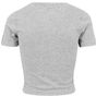 Build Your Brand Ladies Cropped Tee grey