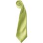 Premier Cravate en satin colours collection - lime - taille_unique