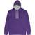 AWDis Just Hoods Varsity Hoodie purple/heather_grey