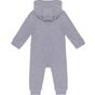 Kariban Grenouillère bébé avec capuche oxford_grey/navy